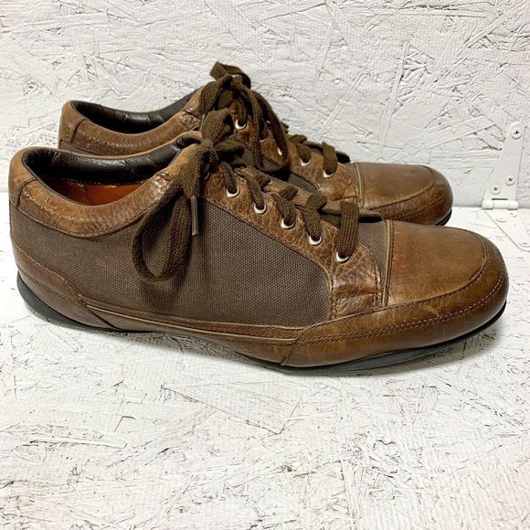 Men’s Shoes Timberland Genuine Leather Hard Rubber Bottom 65500 4278 Size 10.5 - Picture 1 of 15
